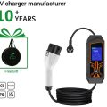 Cargador Portátil Tipo 2 para Auto Eléctrico 3.5kW Regulable (6A a 16A) – Cable 5m